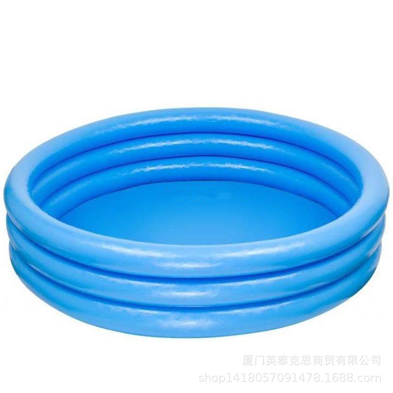 American Crystal blue inflatable water pool, ball pool, children's water play pool, home bath, children's swimming pool details Picture