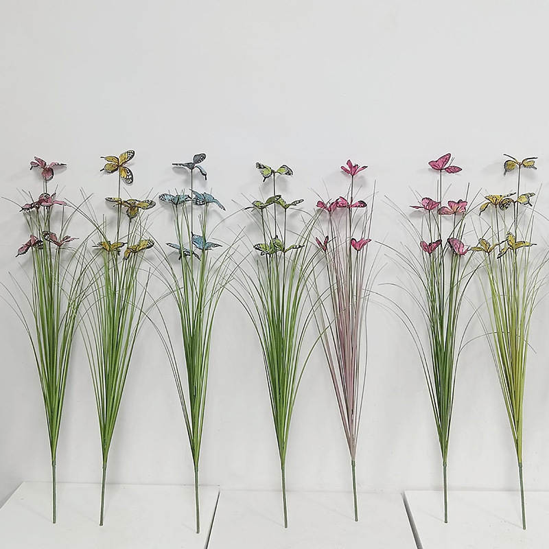 仿真草仿真植物家居软装森林装饰造景注塑假绿植露营摆件仿真芦苇产品图