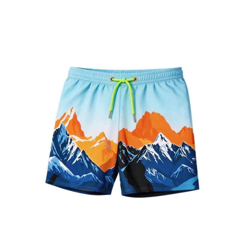 Hombre speed-dry estampado bañador verano playa holgado boxer shorts tendencia deportiva spa bañador Item Picture