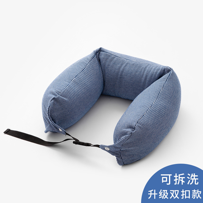 Almohada sin impresión u almohada protector de cuello almohada multifunción hogar coche avión almohada de respaldo de cintura almohada de viaje almohada cilíndrica japonesa Application Scenario