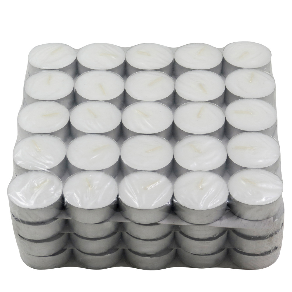 蜡烛厂家澳大利亚4小时白色茶蜡 石蜡12g tealight candle50支/包