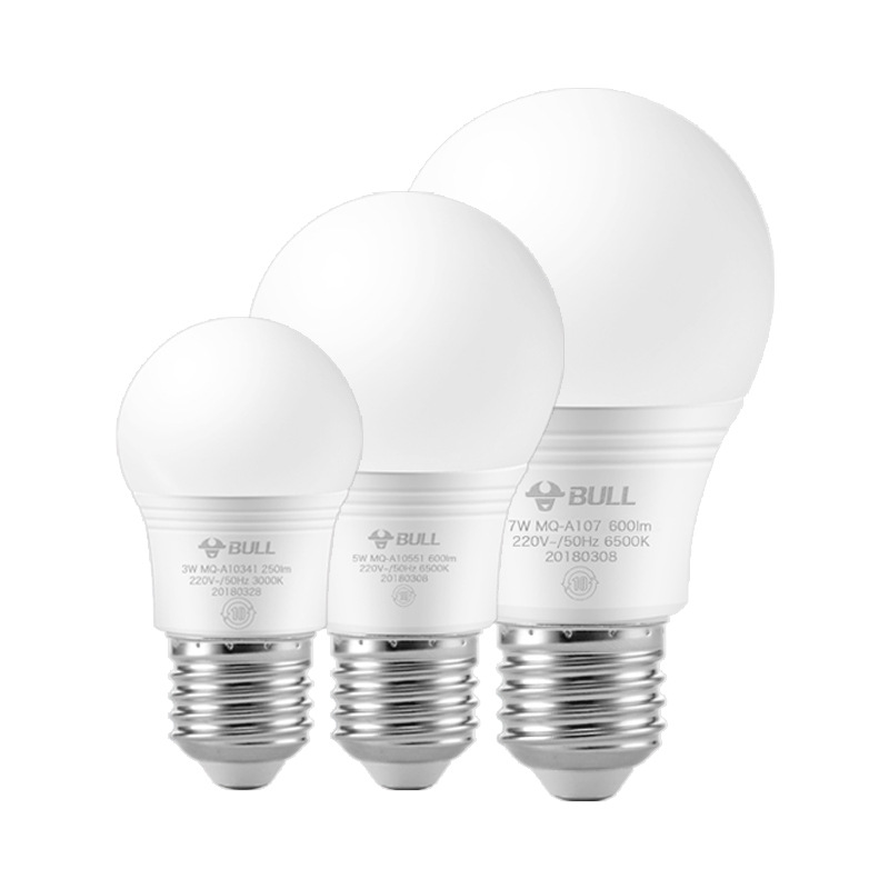 公牛灯泡螺口led灯节能家用超亮e27螺纹电灯吊灯白炽护眼螺旋型泡白底实物图