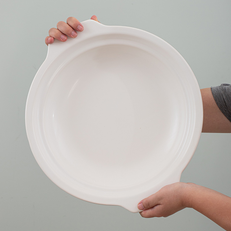 德化陶瓷砂锅/砂鍋/砂锅/小蒸锅/耐高温砂锅细节图