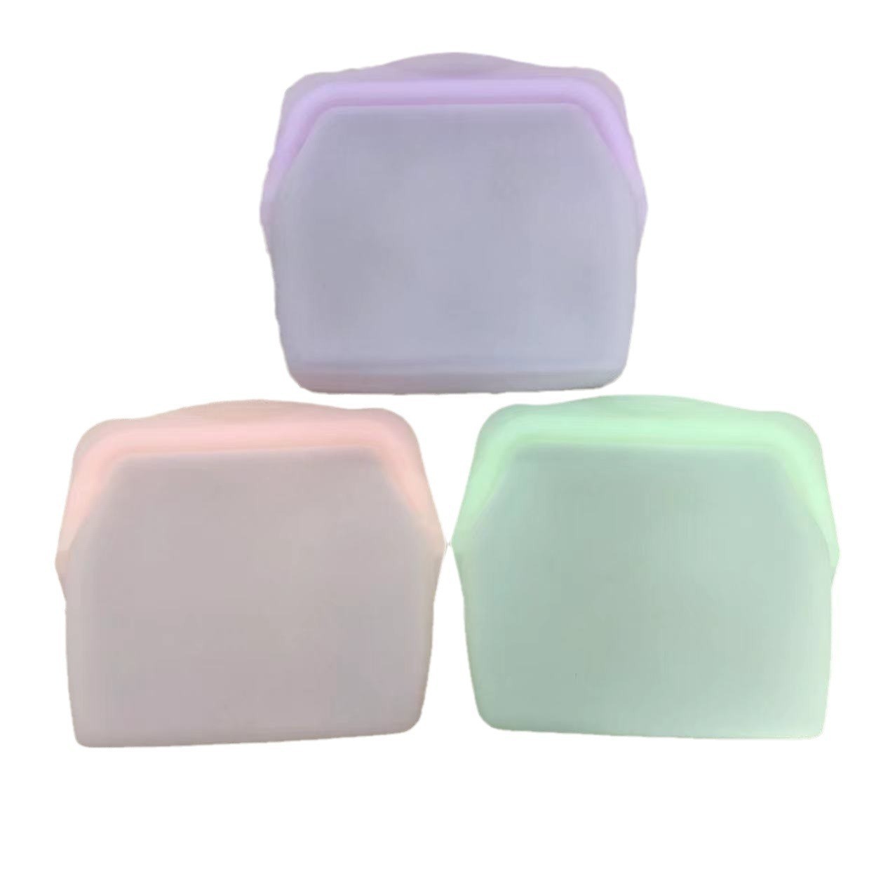Silicone food preservation bags, food packaging and storage bags, soup, frozen vegetables, food, kitchen self-sealing bags Item Picture