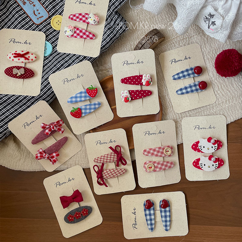 可爱水钻发夹头饰抓夹发卡醋酸材质时尚百搭女款