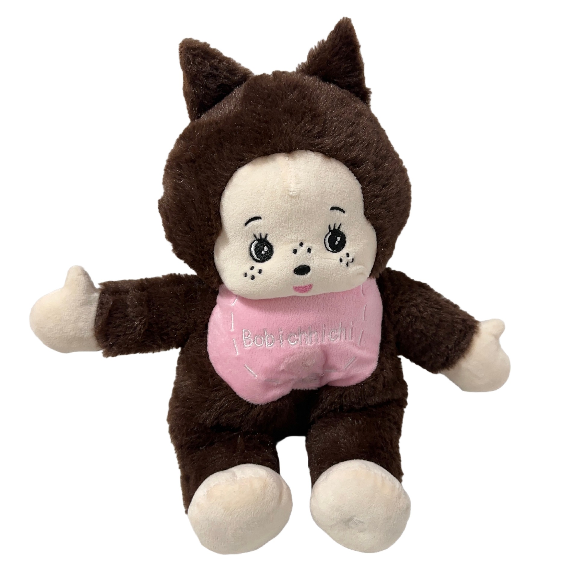 羊毛毡/2026世界杯/发声玩具/尼泊尔羊毛毡/棉花娃娃白底实物图