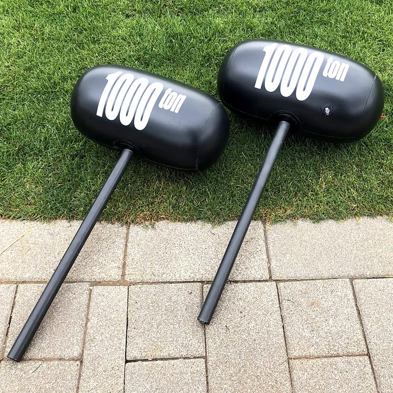 发光充气千吨锤大号充气玩具1000吨锤子大号千吨锤儿童手持惩罚锤细节图