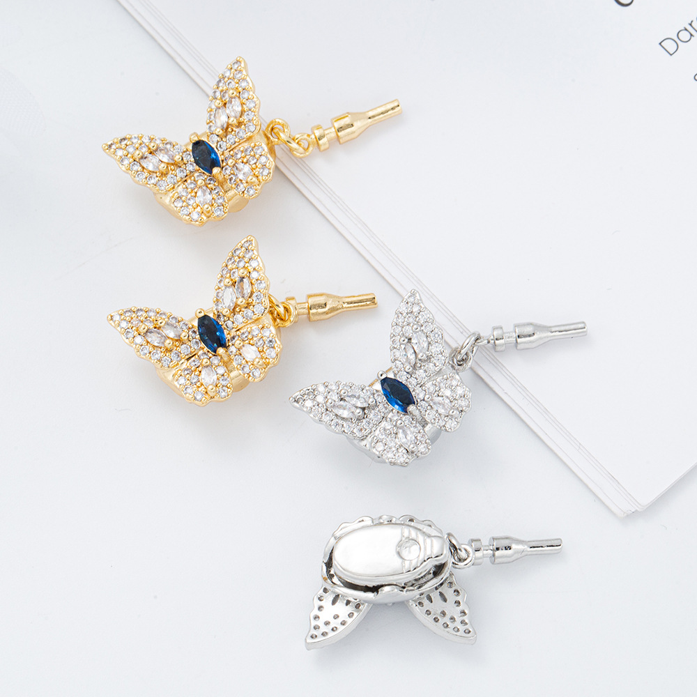 diy copper plated real gold necklace, ingot clasp, pearl bracelet, end clasp, clip clasp, connecting clasp, creative and creative DIY Application Scenario