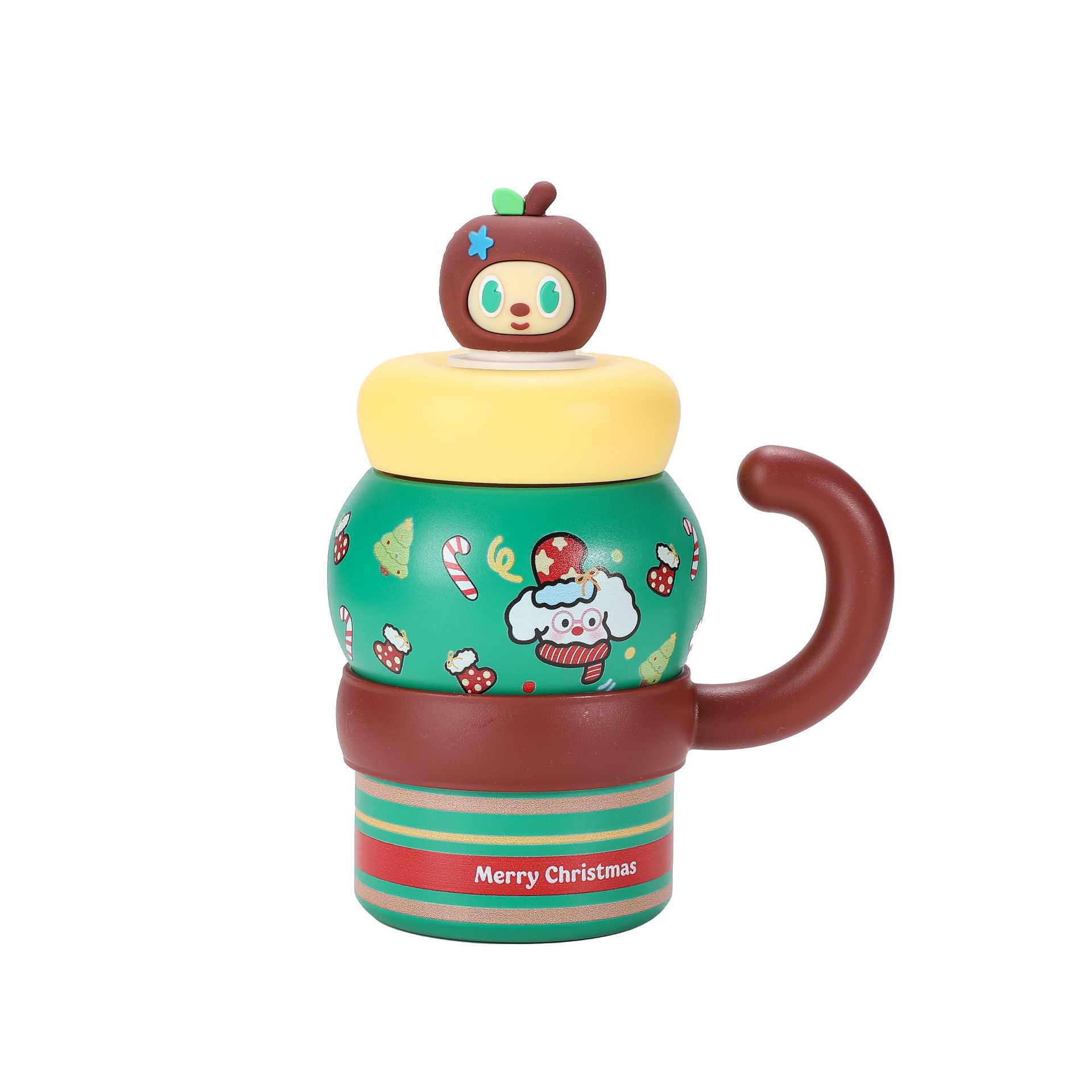 Student water cup, large-capacity stainless steel insulated cup, high appearance level, double drinking cup, cute girls, convenient for outdoor use Item Picture