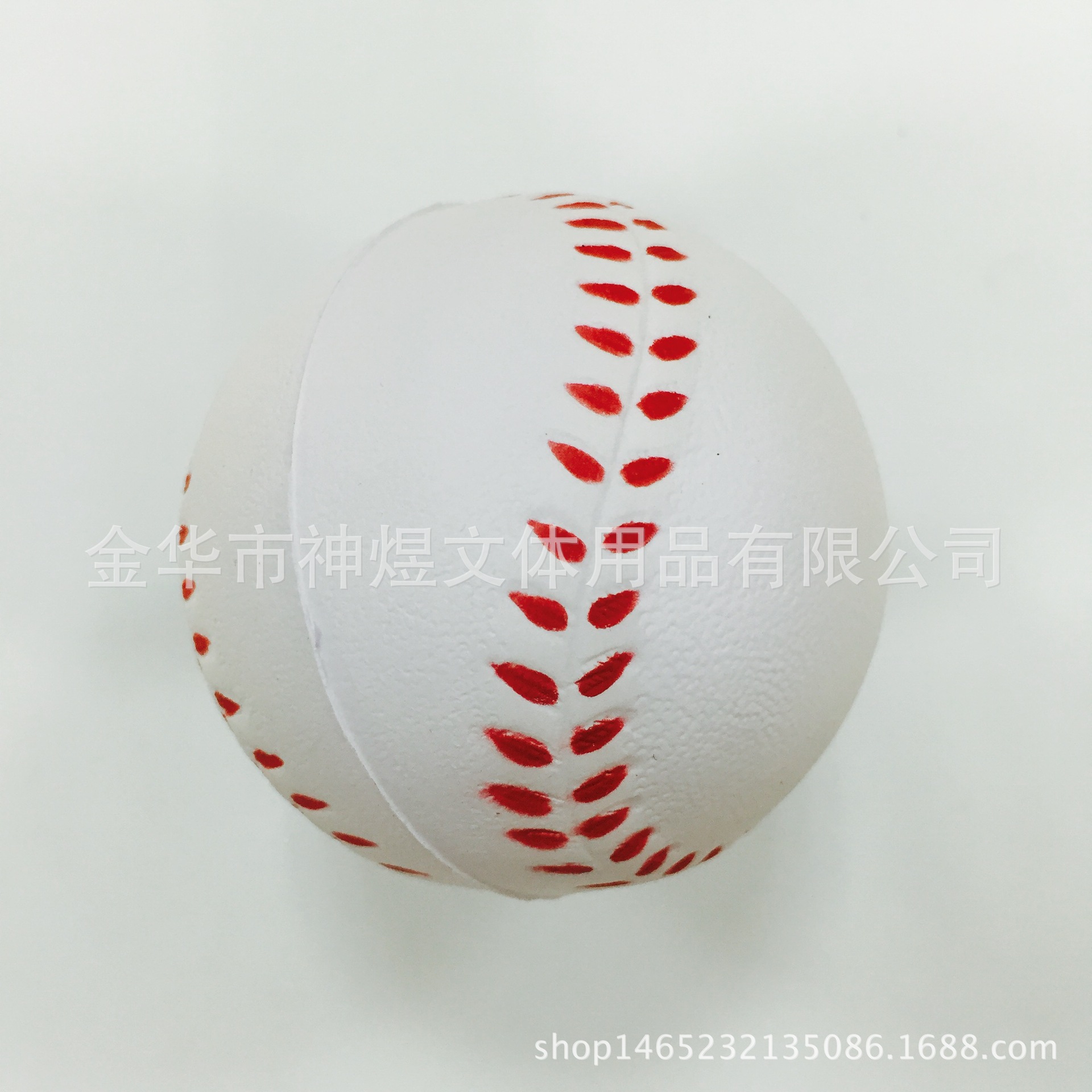 Factory direct supply of PU6.3CM baseball foam ball grip strengthener, pressure ball, color-printed ball foot, net bat details Picture