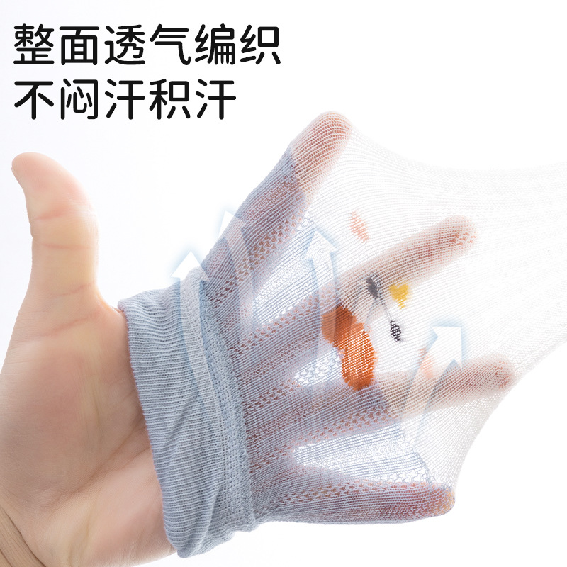 Baby knee pads, summer anti-drop mesh surface, breathable baby crawling leg pads, toddlers' long tubes, children's knee pads Specification image