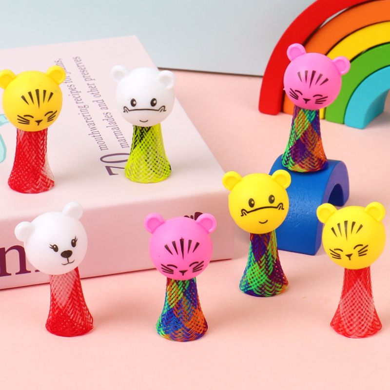 New mini cartoon bouncing elves are creative, novel and cute cartoon bouncing elves children's toy batch details Picture
