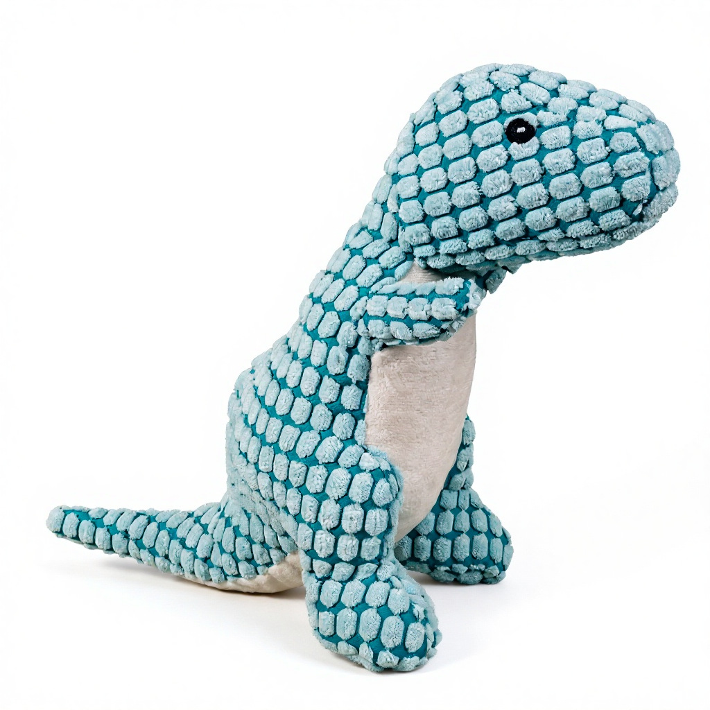 Three-Color Dinosaur-Shaped Interactive Chewing Toys For Pet Dogs Are Soft, Comfortable And Suitable For Dogs To Chew And Grind Item Picture