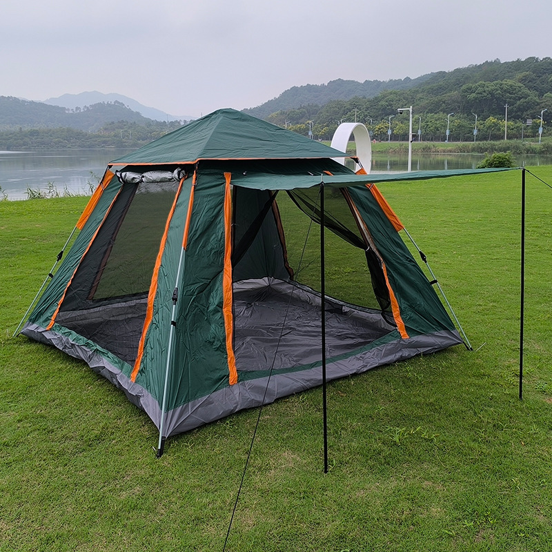 绿色户外露营帐篷天幕充气式150cm防晒防风防水