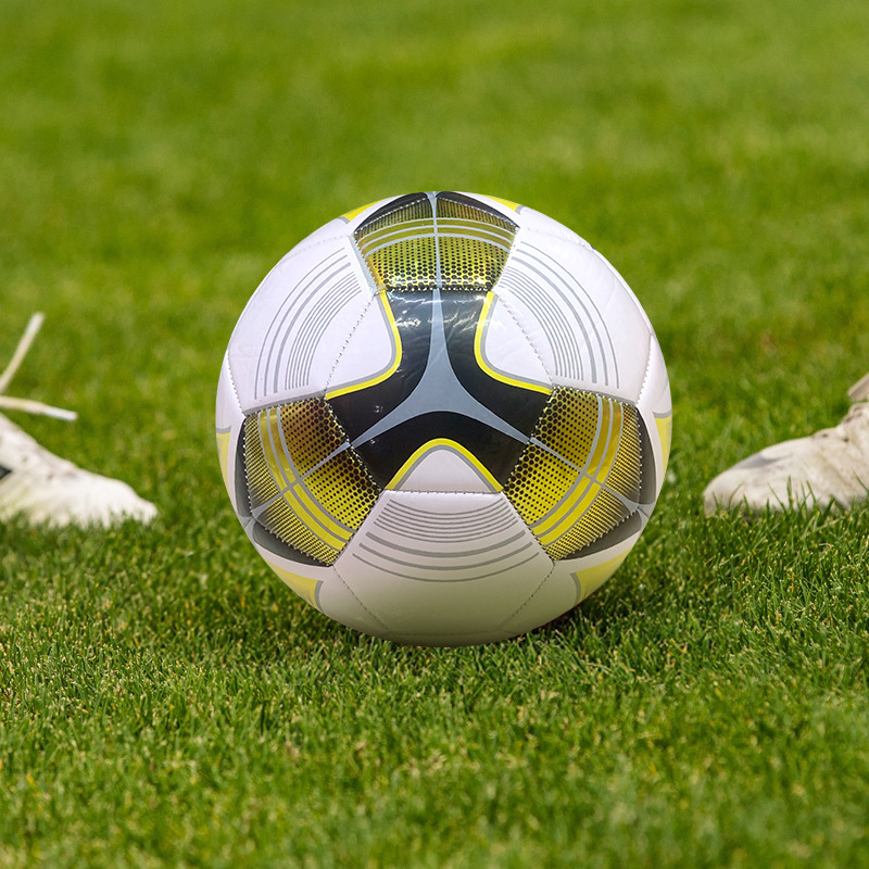 PVC5 thickened foam football training, competition and sports exercise professional ball machine sewing and manufacturing factory wholesale Specification image