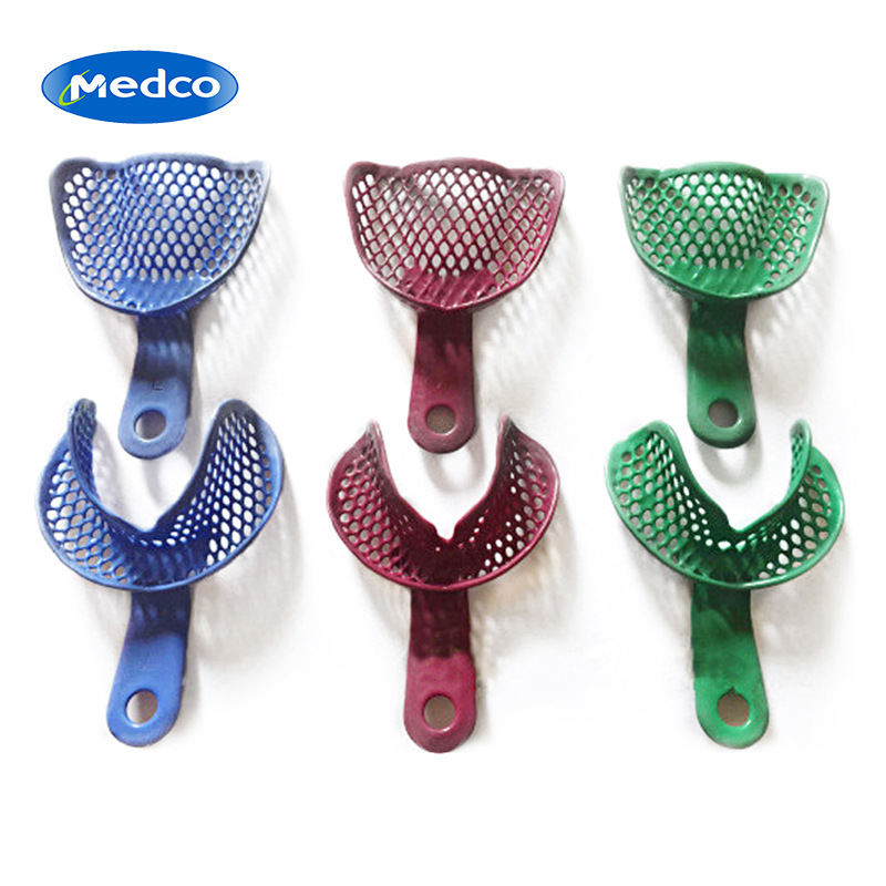 Cross-border exclusive dental disposable dental tray steel mesh tray, multi-specification plastic steel dental tray metal mesh tray model tray