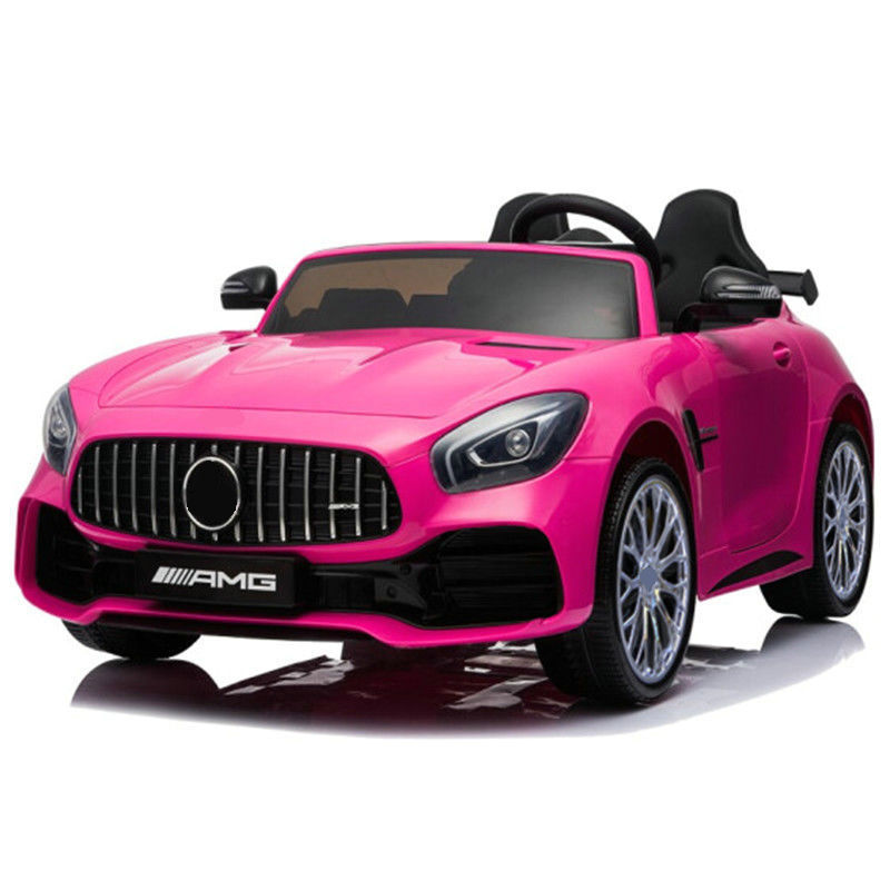 儿童电动车双座四轮遥控宝宝汽车男女小孩玩具车可坐人遥摆童车白底实物图