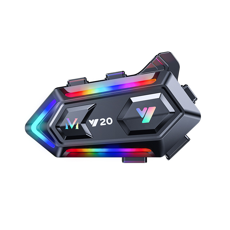 Y20 Helmet Bluetooth Headphones are waterproof and dustproof, with RGB dazzling lights, deep bass and intelligent voice. Helmet headphones factory