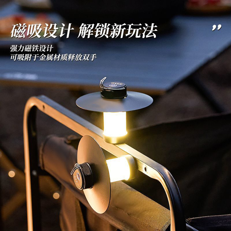 Outdoor camping lights, tent lights, camping led ambient lights, retro small horse lights, campsite lighting, ultra-long battery life, magnetic attraction Application Scenario
