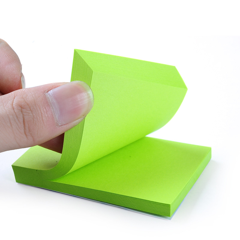The manufacturer supplies wholesale of 3* 2-inch colored paper notice stickers, cute square sticky notes and post-it notes