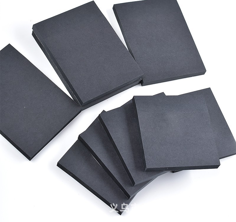 Black eye-catching reminder sticky notes, black paper notes, wholesale student stationery, Morandi high-end gray and black 50 pieces