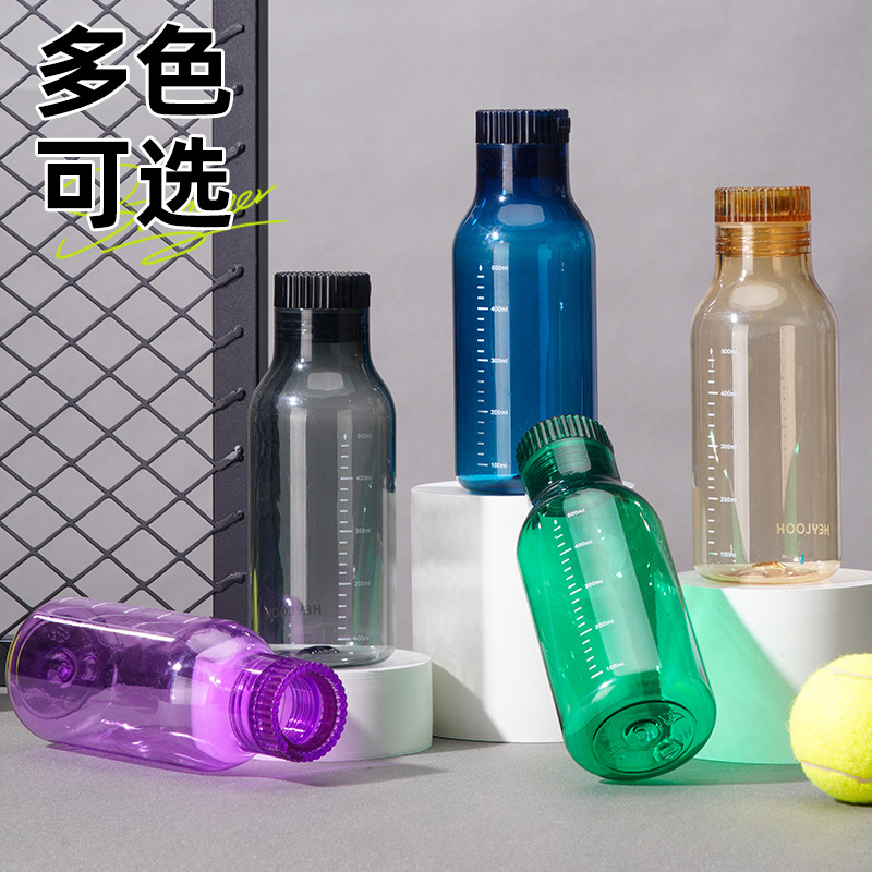 多色可选网红玻璃饮料瓶饮水瓶水瓶装