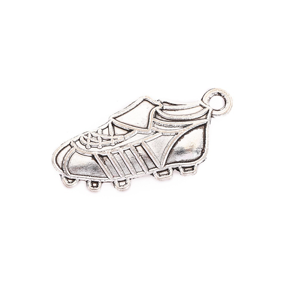 Wholesale of new retro silver spiked shoes, high heels, roller skates, pendants, DIY accessories, bracelets, necklaces, jewelry and accessories Item Picture
