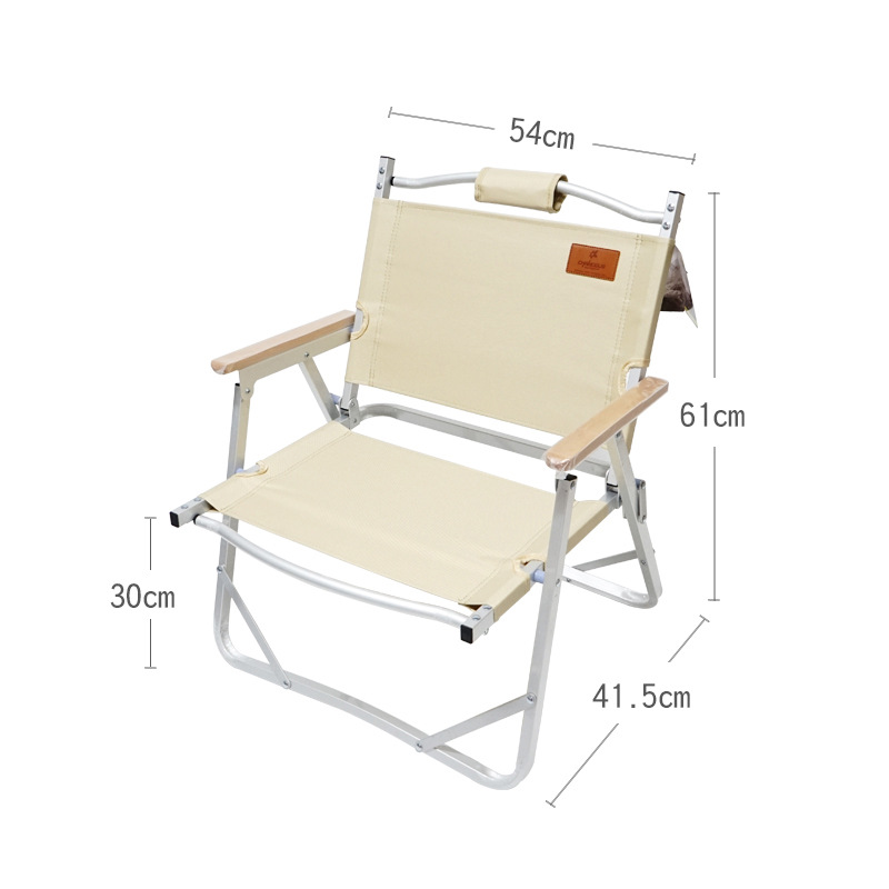 Komit outdoor folding chairs, Oxford fabric fishing beach chairs, portable camping and leisure low chairs, popular in stock in Japan and South Korea Application Scenario