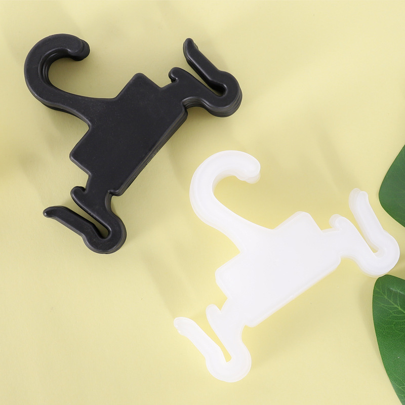 棉拖拖鞋展示挂钩折不断人字托鞋钩子白色塑料鞋钩超市商场鞋子挂