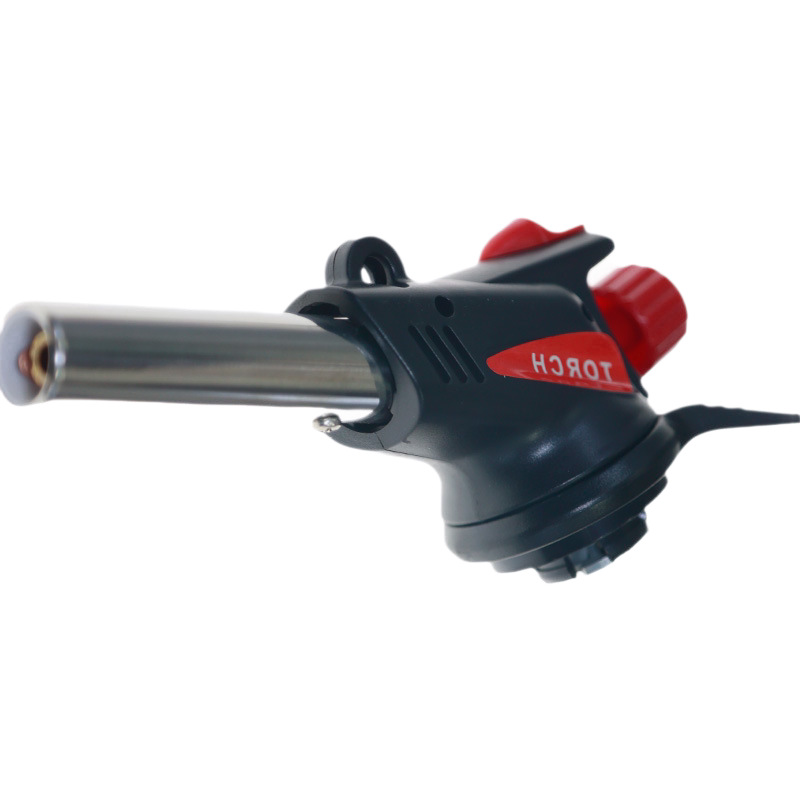 Card-type gas igniter, household kitchen baking and barbecue igniter, windproof blowtorch, flame gun head, all-copper gun nozzle Item Picture