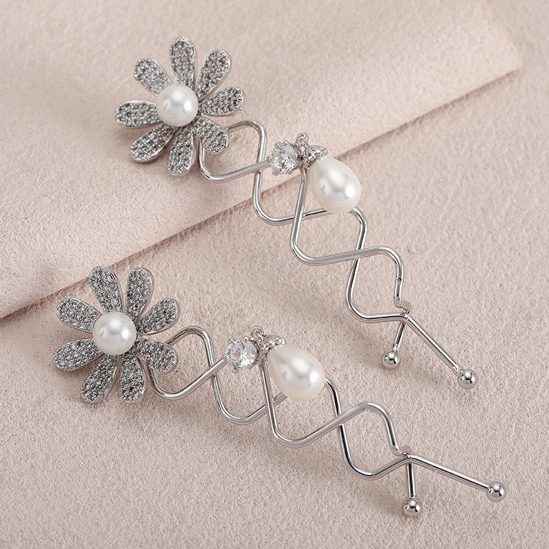 2024气质韩版流行水钻发卡夹子头饰少女边夹刘海网红碎发顶夹发夹