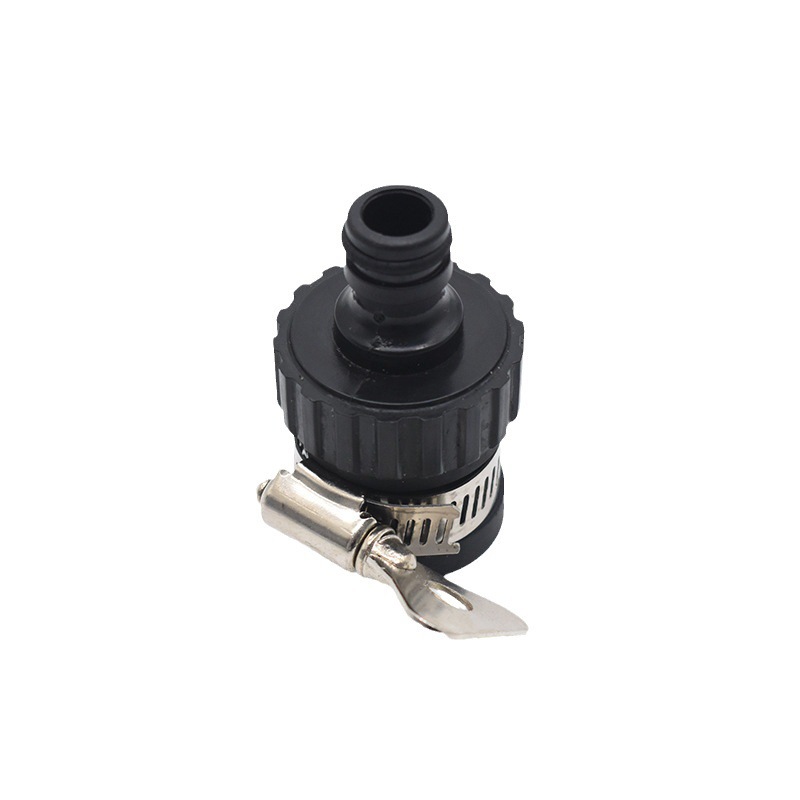 Chupeta de plástico 4 conectores conectores de pistola de agua negro accesorios de conector de manguera conectores de grifo Item Picture