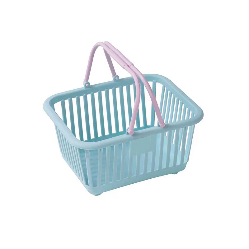 سلة منضدة محمولة باليد، سلة مكرونية جميلة وردية اللون، سلة سلة منضدية Item Picture