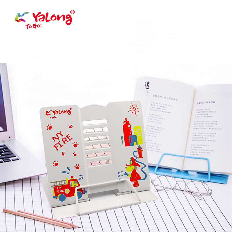 Yalong Cross-border modern metal frame bookshelf reading display board shelf Application Scenario
