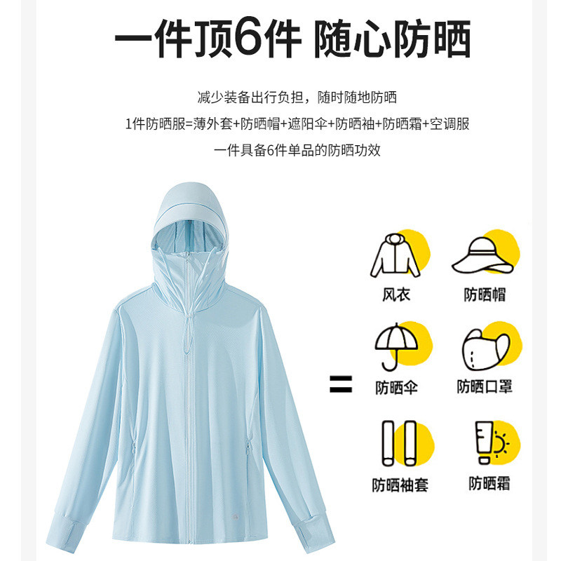 防晒冰丝/防晒衣/防嗮服/防晒/防晒服细节图