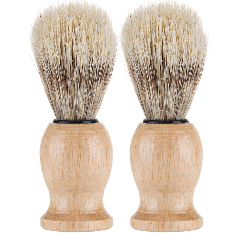 Wholesale facial cleansing, shaving brushes, makeup brushes, pig's sideburns, beard foam brushes, men's facial cleansing brushes, and beauty tools Item Picture