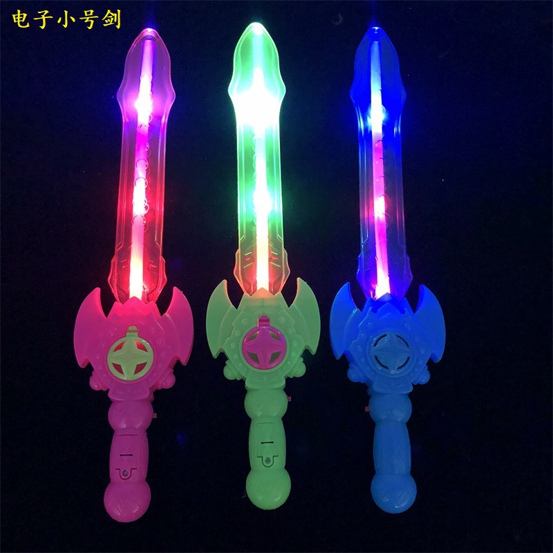 New type of light-emitting electronic knife, LED flash music small sword, children's toy, hot sales at street stalls, wholesale supply details Picture