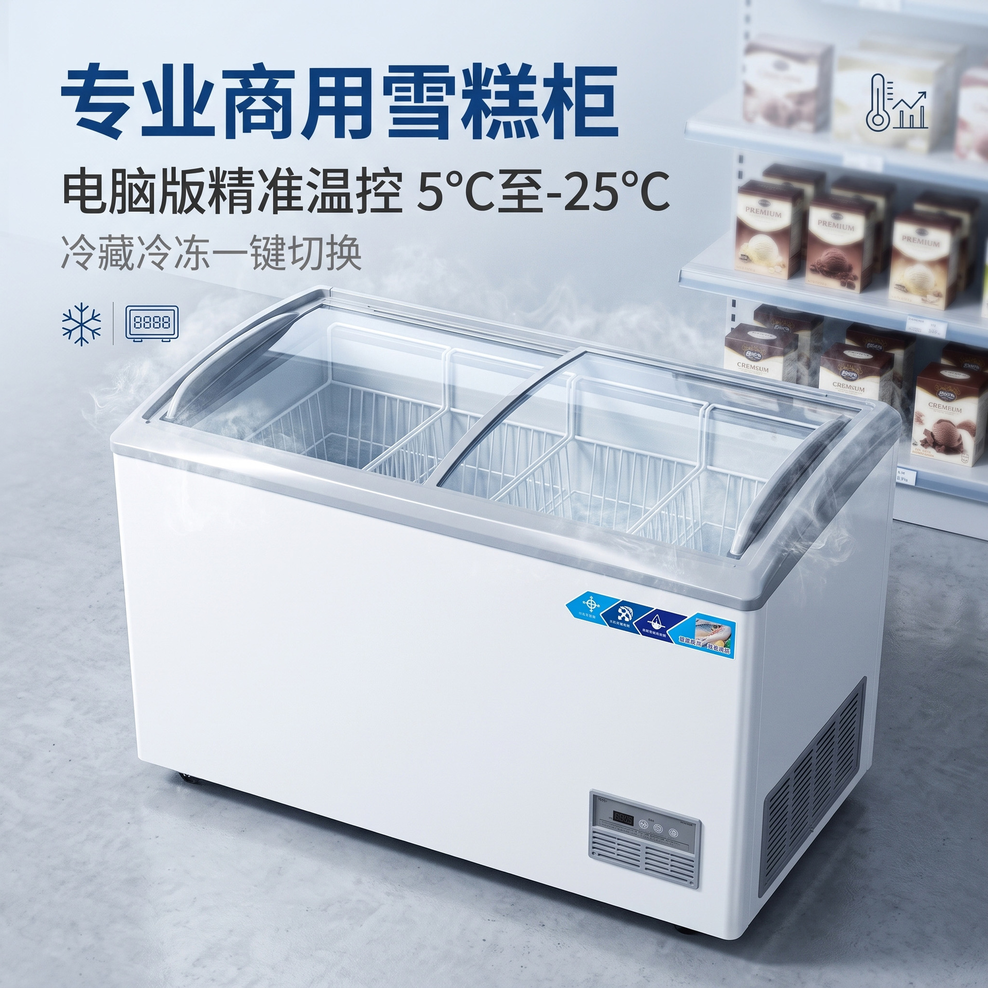 羊肉冰箱/冰柜/饮料柜/大冰箱超市/大冰箱产品图