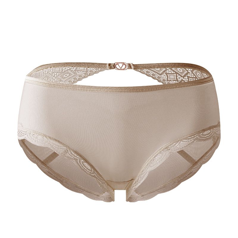 内裤/纯棉内裤女/女士内裤/裤子/大码内裤白底实物图