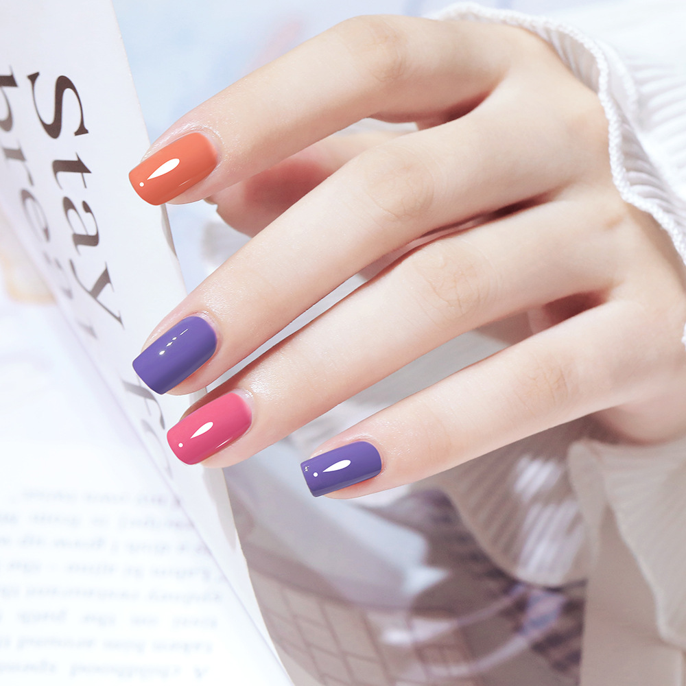 shanilak's new macaron-colored nail polish glue set, color glue, nail polish color glue, phototherapy glue, nail art painting glue processing and customization Specification image