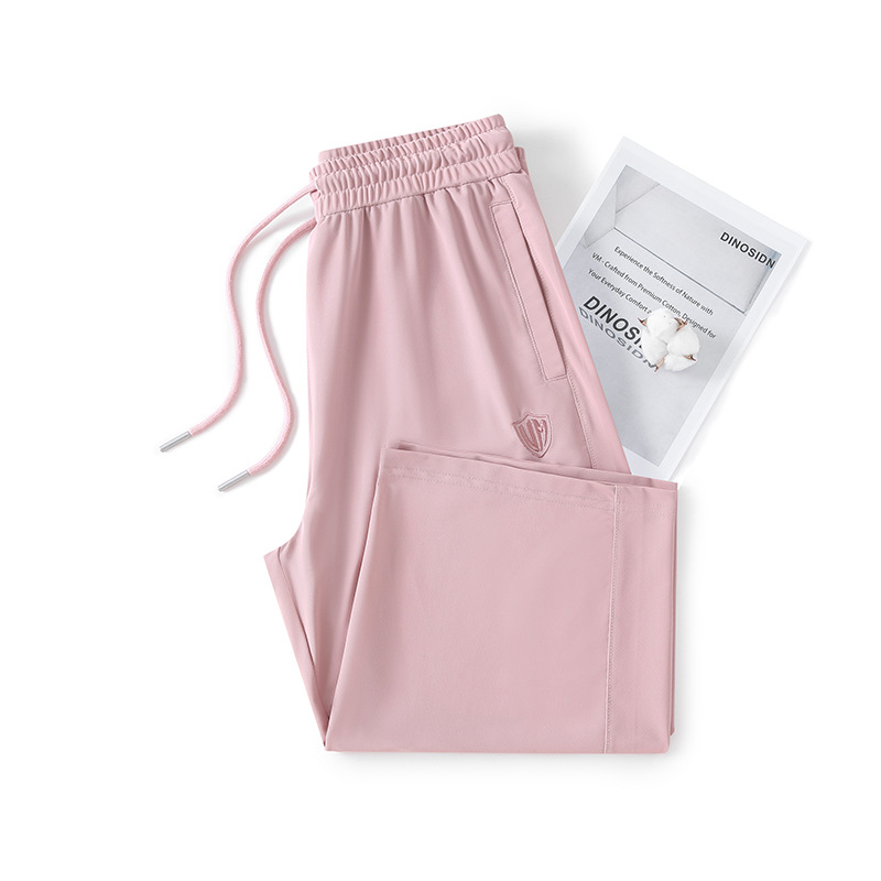 夏季冰丝防晒七分裤凉感速干垂感女裤通勤休闲高腰休闲百搭