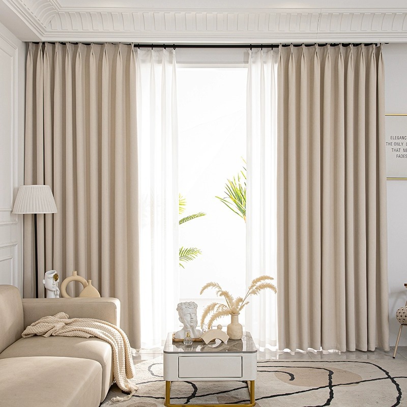 成品窗帘实物图