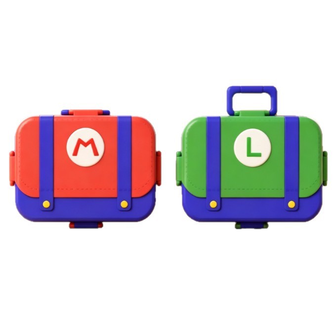 baby lunch box, in an ins style with a high level of appearance, is a robot children's cartoon lunch box with portable compartments Item Picture