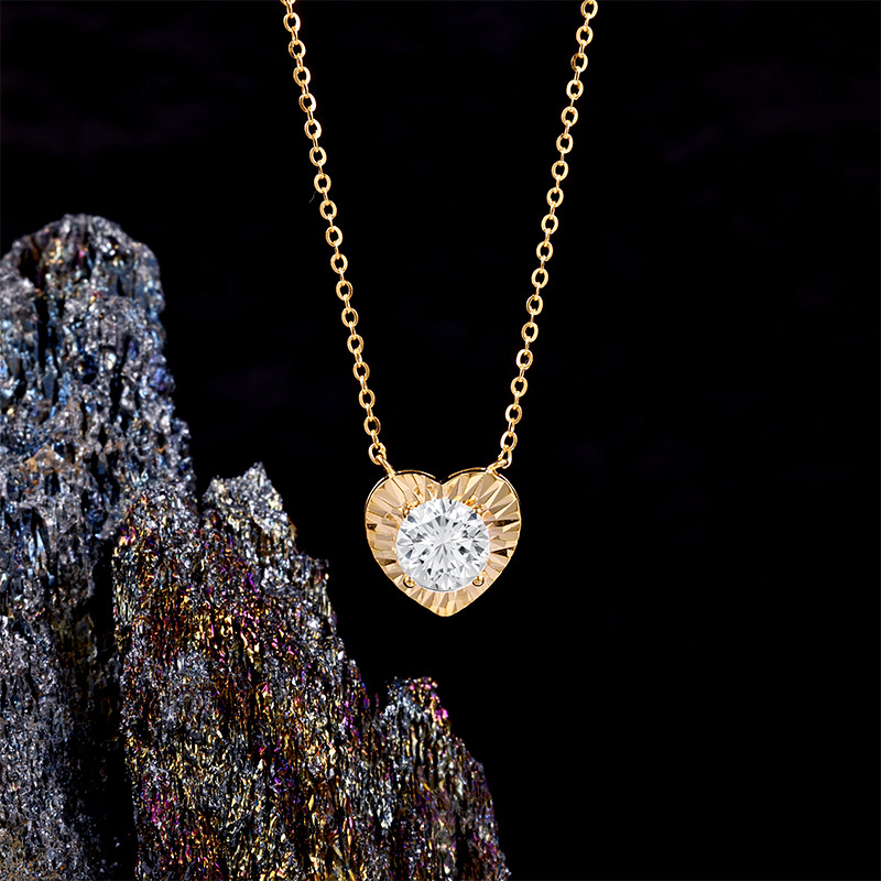 银饰/项链/金色链子/新款/珍珠细节图