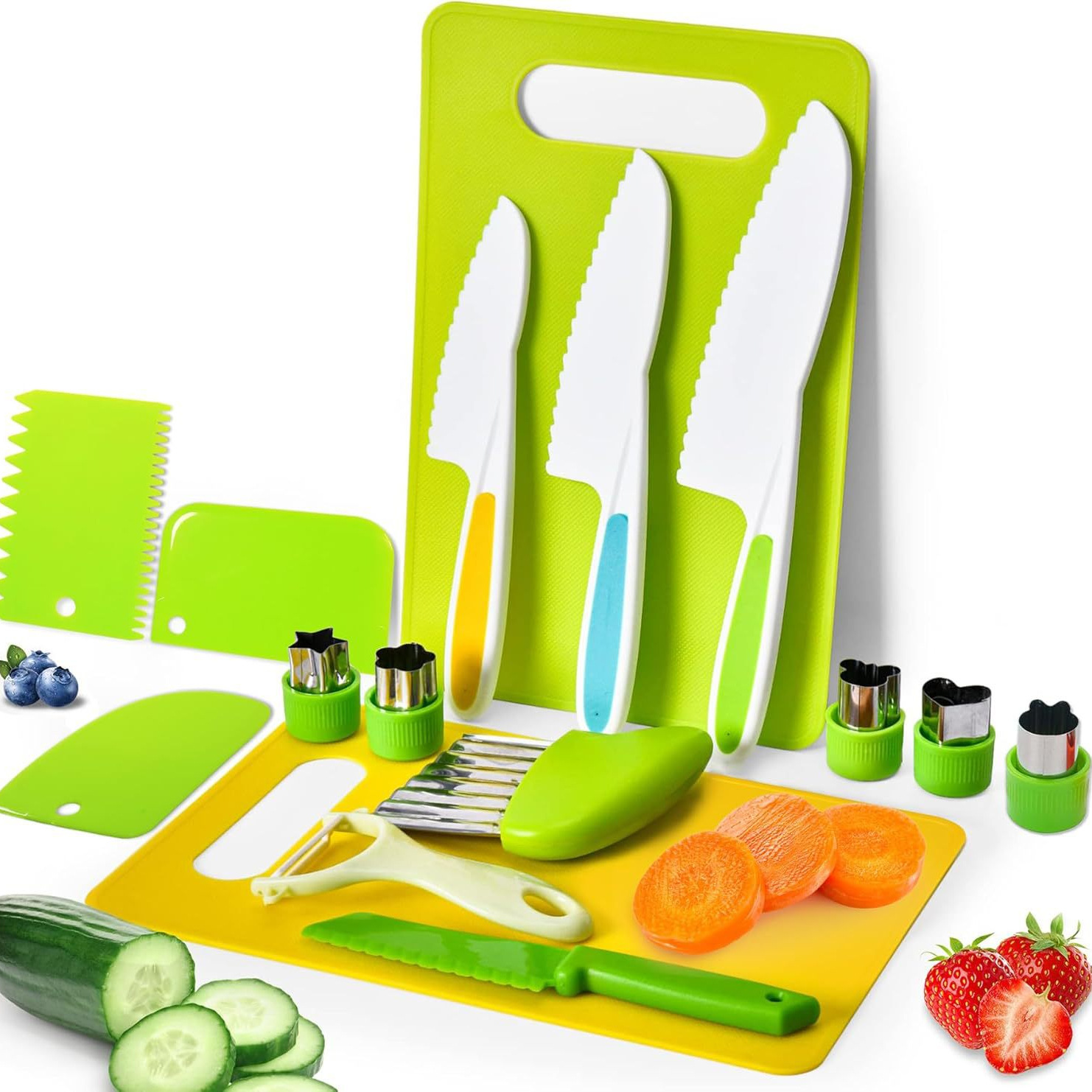 Amazon Children's Toy Knife Set, Kindergarten Early Education Vegetable Cutting Safety Tool Set, Children's Toy Set details Picture