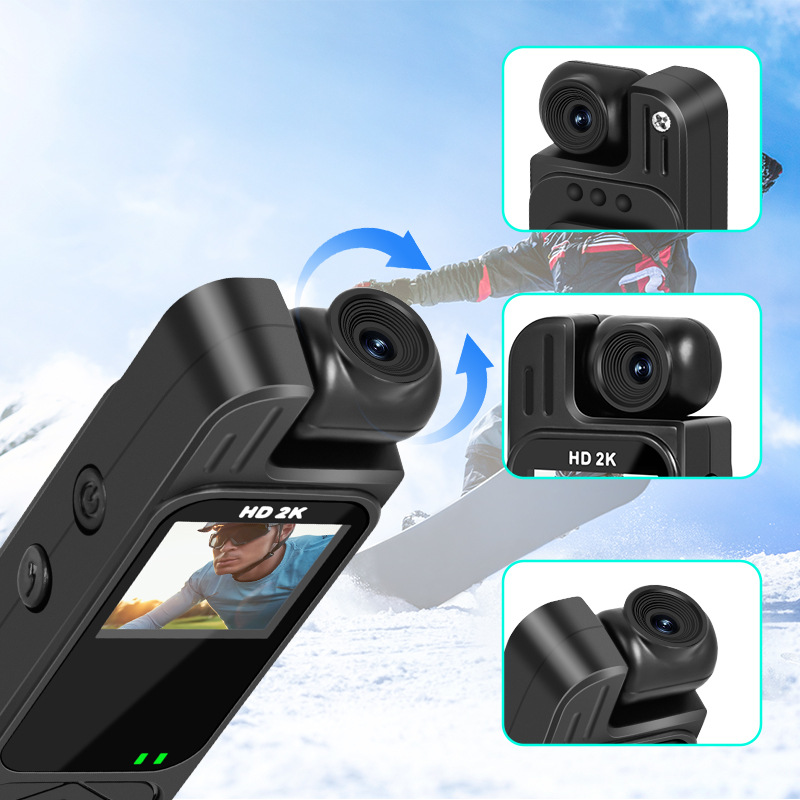 Portable recorder with screen pocket small camera, audio and video recording, back clip camera, high-definition infrared night vision, portable Application Scenario