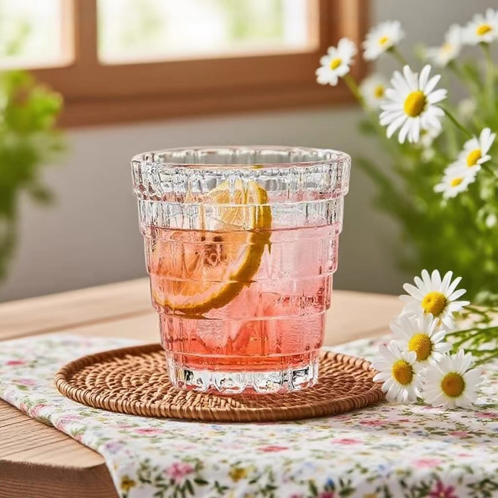 Mesopia factory direct sales water cups, high-temperature resistant glass cups, household water cups wholesale details Picture