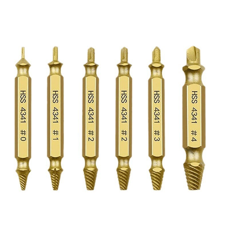 Cross-border double-head screw remover 4341 Electric remover clamp tool manufacturer wholesale 6pc set Item Picture