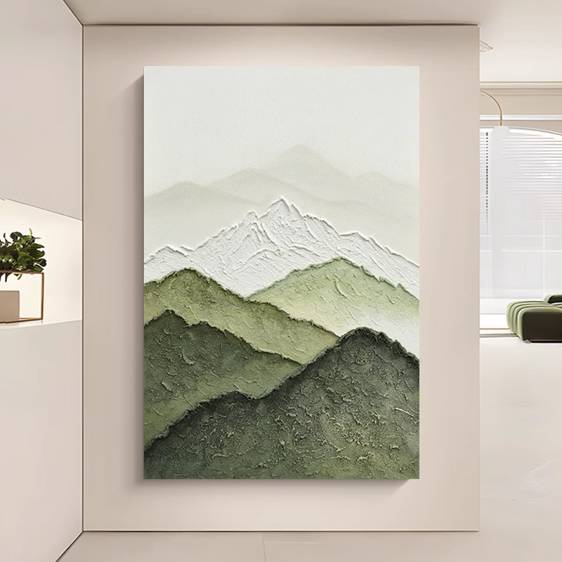 装饰画/油画/手绘油画/客厅沙发背景图/挂画产品图