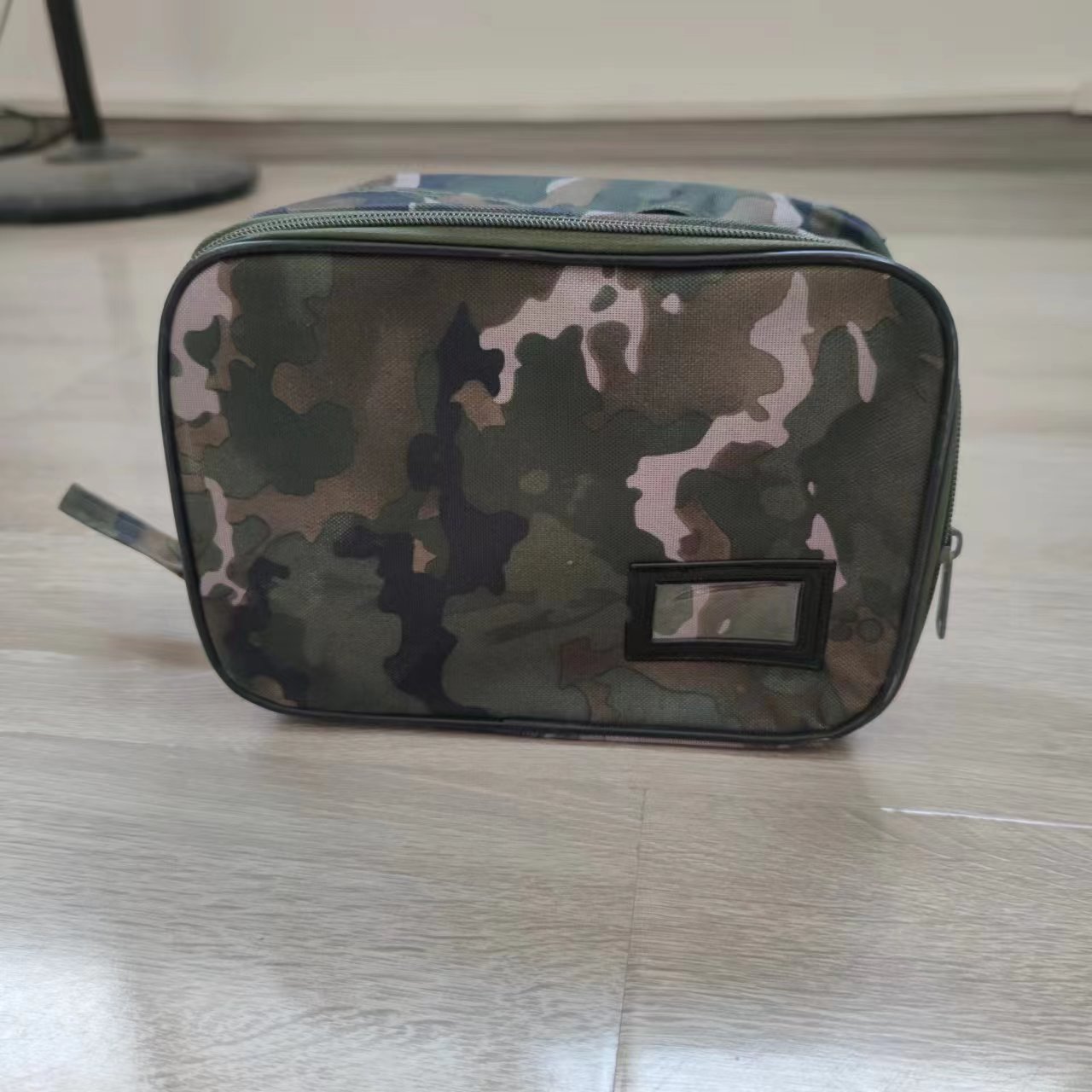 迷彩双层洗漱包大容量内务收纳包牛津布挂钩洗漱袋户外休闲